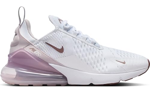 Nike Air Max 270 Women's Shoes (AH6789-120, White/Smokey Mauve/Black) Size 11.5