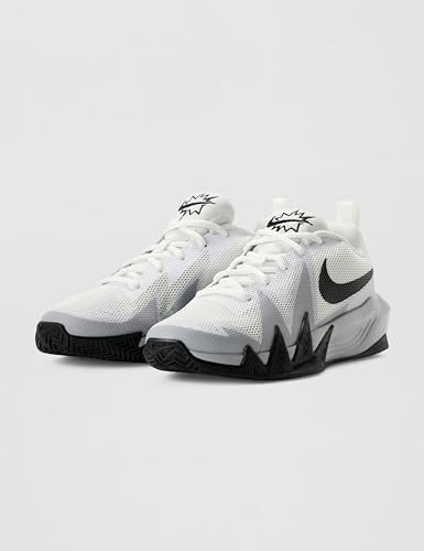 Nike Kid's S.T. Dynamite, White/Black-Summit White-Pure Platinum, 5Y