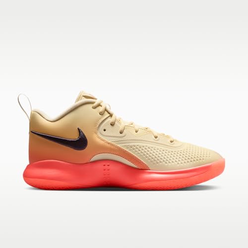 Nike HyperSet 2 SE Volleyball Shoes (Coconut Milk/Hot Lava/Cave Purple) Size 11
