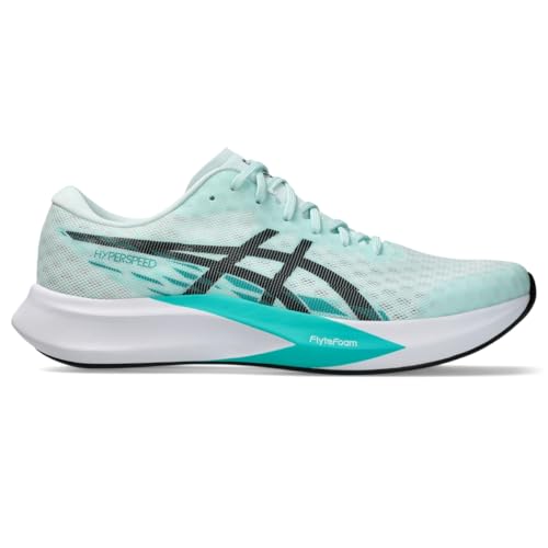 ASICS Men's Hyper Speed 4 Running Shoes, 11.5, Soothing SEA/Black