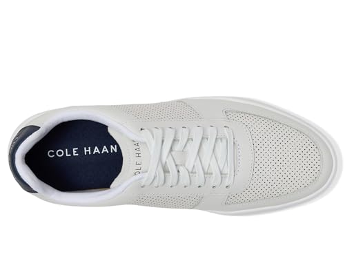 Cole HAAN Mens Grand Crosscourt Modern Perforated Sneaker, Optic White/Peacoat, 10.5-W US