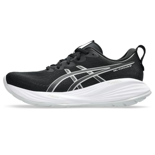 ASICS Women's Gel-Cumulus 27 Running Shoes, 7, Black/Concrete