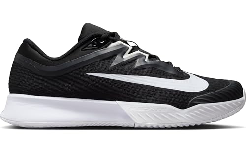 NIKE Men's Vapor Pro 3 Men s Clay CoSneaker, Black White, 11 US