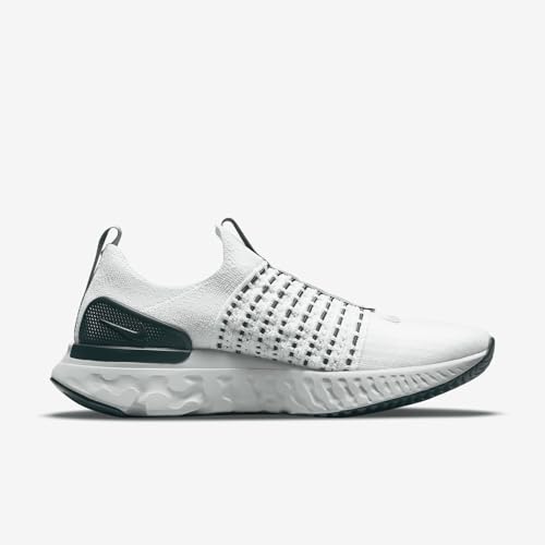 Nike React Phantom Run Flyknit 2 Women's Road Running Shoes (DO6698-001, Platinum Tint/Dark Teal Green/Jade Smoke/Light Silver) Size 5.5