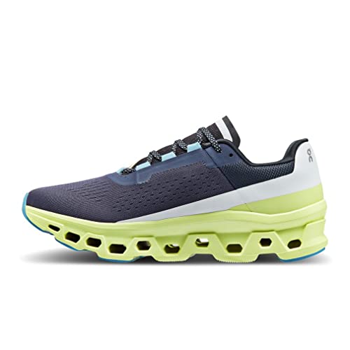 ON Men's Cloudmonster Sneakers, Iron/Hay, 8.5 US