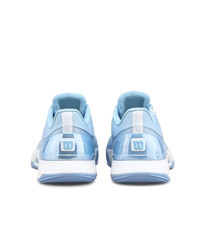 WILSON Intrigue Tour Padel Women's Padel Shoe - Airy Blue/White/Airy Blue, Size 9.5