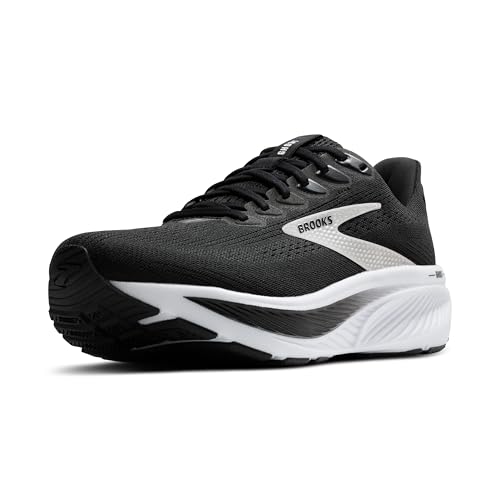 Brooks Men’s Ghost 17 Neutral Running Shoe - Black/Grey/White - 9 Medium