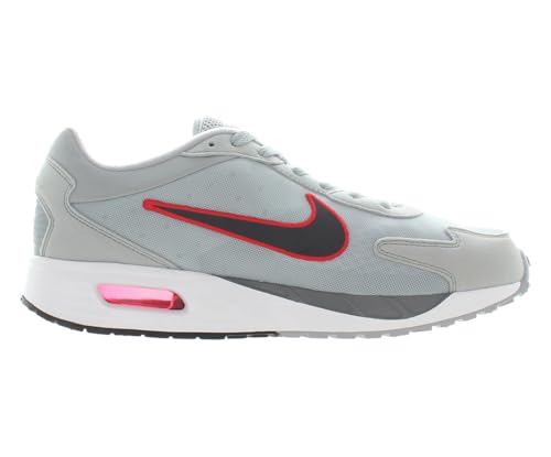 Nike Air Max Solo Men's Shoes (DX3666-004, Wolf Grey/Cool Grey/University Red/Black) Size 10.5