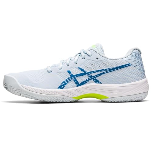 ASICS Women's Gel-Game 9 Clay/OC Tennis Shoes, Sky/Reborn Ii Blue 8.5 Medium