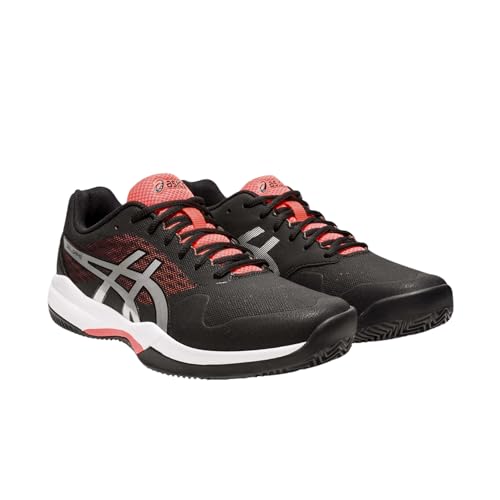 ASICS Men's Gel-Game 7 Clay Tennis Shoes - Black/White/Orange 10 Medium