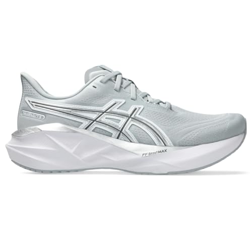ASICS Men's NOVABLAST 5 Running Shoes, 10, Piedmont Grey/Pure Silver