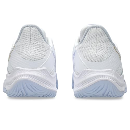 ASICS Women's Blade FlyteFoam 2 Volleyball Shoes, 8, White/Blue Fade