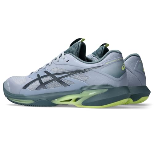 ASICS Men's Solution Speed FF 4 Clay Tennis Shoes, 10.5, Grey Blue/IRONCLAD