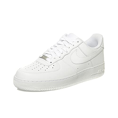 Nike Men's Air Force 1 '07 Basketball Shoe, White/Black, 9