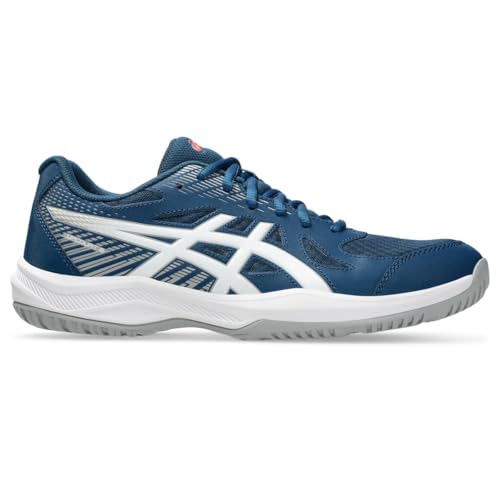 ASICS Men's Upcourt 6 Volleyball Shoes, 11.5, MAKO Blue/White