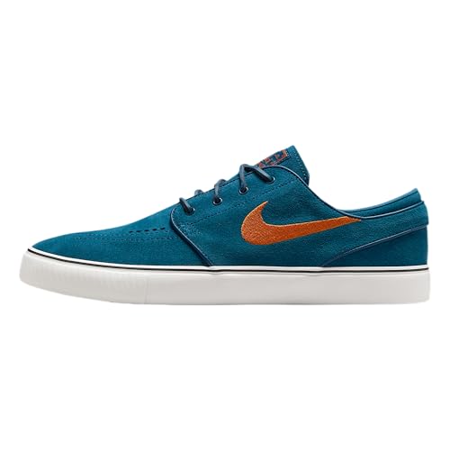 Nike SB Zoom Janoski OG+ Skate Shoes (Blue Force/Blue Force/Summit White/Campfire Orange) Size 8.5
