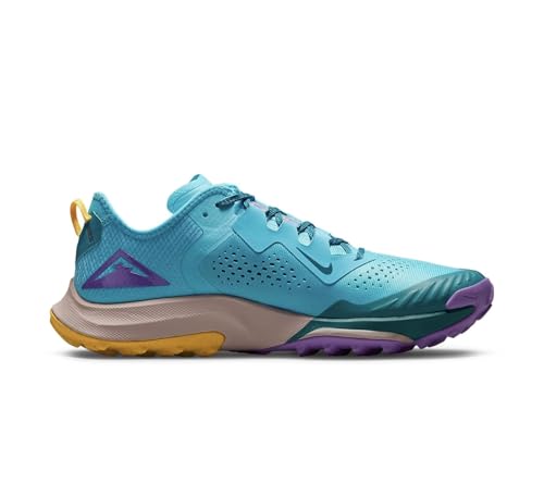 Nike Air Zoom Terra Kiger 7 Mens Running Trainers CW6062 Sneakers Shoes (UK 11 US 12 EU 46, Turquoise Blue White 400)