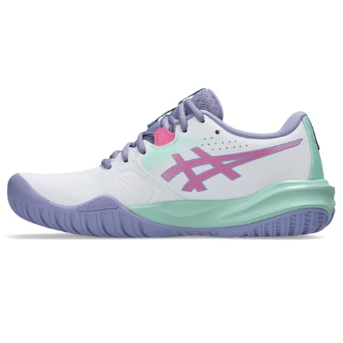 ASICS Women's Gel-Challenger 15 Tennis Shoes, 9, White/Dragon Fruit