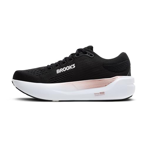 Brooks Women Ghost Max 3 Black/Black/Rose Gold 9 Wide