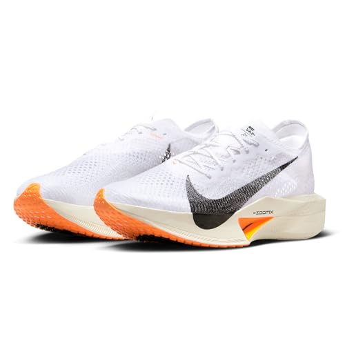 Nike Women's ZoomX VaporFly 3 Road Racing Shoes (10 US, White/Black/Phantom)