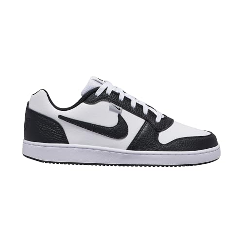 Nike Men's Ebernon Low PremBasketball Shoes, White White Black Wolf Grey 102, 13 US