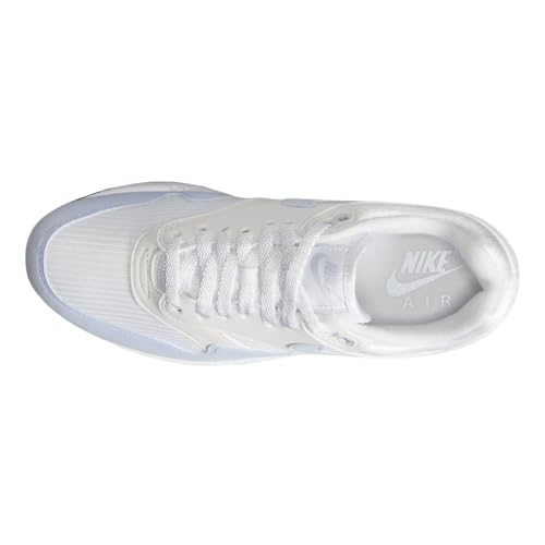 Nike Women's Race Running Shoe, White Football Grey Platinum Tint Black, 8 US