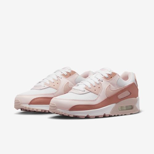 Nike Air Max 90 Women's Shoes (Particle Pink/Pearl Pink/Silt Red) Size 8