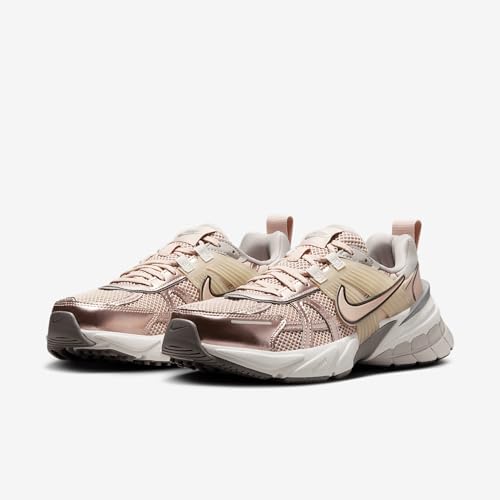 Nike V2K Run Women's Shoes (FD0736-201, Particle Beige/College Grey/Light Bone/Particle Beige) Size 12