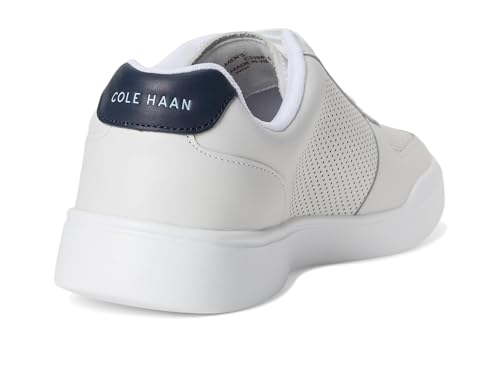 Cole HAAN Mens Grand Crosscourt Modern Perforated Sneaker, Optic White/Peacoat, 10.5-W US