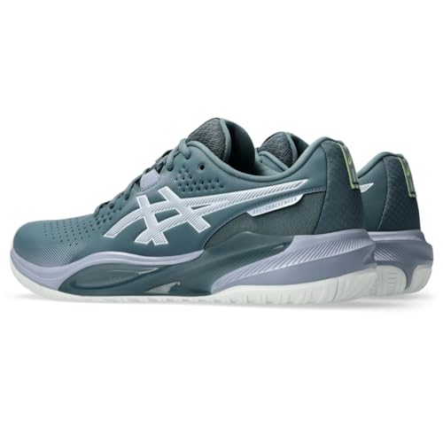 ASICS Men's Gel-Challenger 15 Tennis Shoes, 12, IRONCLAD/Grey Blue
