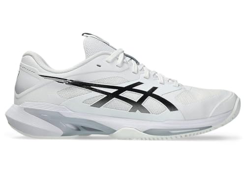 ASICS Mens Solution Speed Ff 4 Clay Sports Shoes, WHITE/BLACK, 10 US