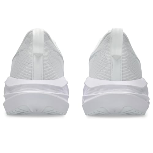 ASICS Women's NOVABLAST 5 Running Shoes, 8, White/Piedmont Grey