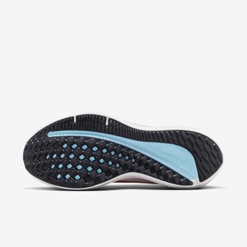 Nike Winflo 10 Women's Road Running Shoes (FZ3973-100, White/Barely Volt/Aquarius Blue/Hyper Pink) Size 11.5