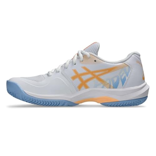 ASICS Women's Game Ff PadelSneaker, White Orange Glow, 3 UK