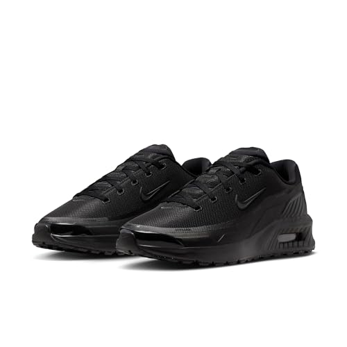 Nike Men's Air Max Bia Lifestyle Shoes, Black/Black-White, 9