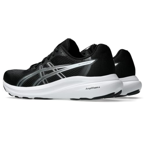 ASICS Men's Gel-Contend 10 Running Shoes, 12, Black/White