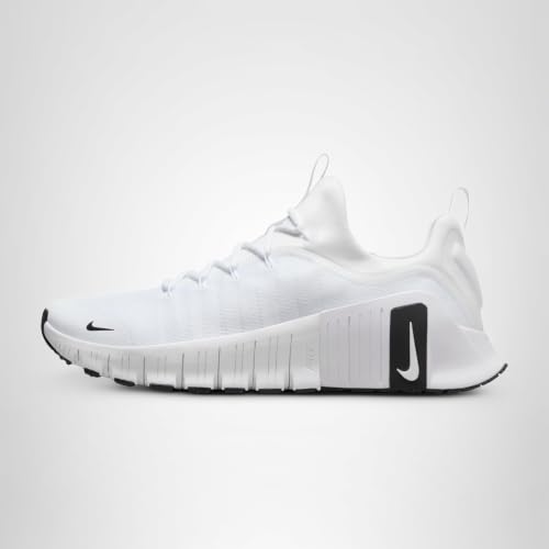 Nike Mens Free Metcon 6, White/Black/White 13 Medium