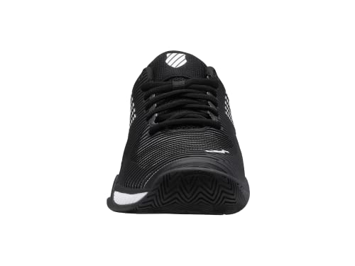 K-Swiss Men's Hypercourt Express 2 Tennis Shoe, Black/White/Highrise, 10 M