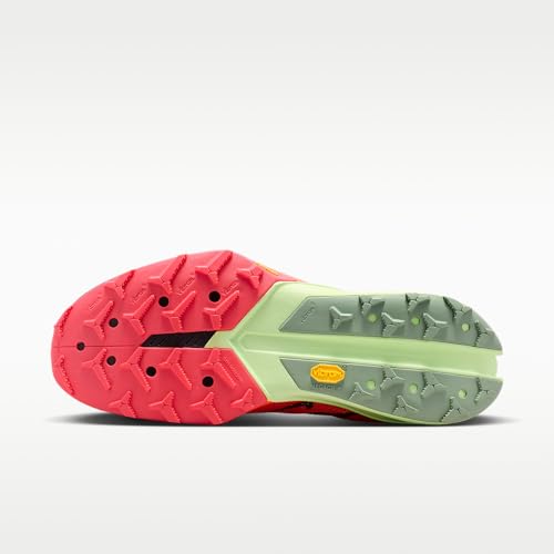 Nike Kiger 10 Trail Running Shoes (Silt Red/Volt Tint/Hot Lava/Burgundy Ash) Size 11