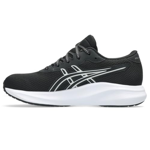 ASICS Kid's Gel-Excite 11 Grade School Running Shoes, 4.5, Black/Meteor Grey
