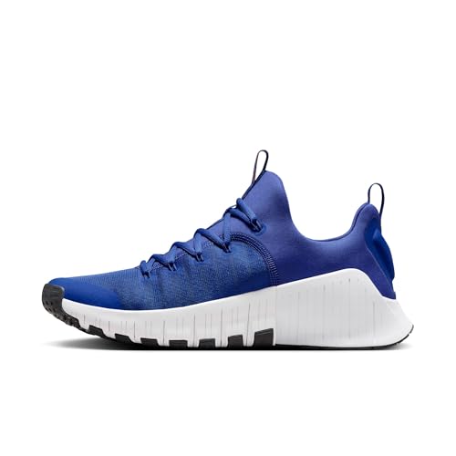Nike Free Metcon 6 Men's Workout Shoes (FJ7127-401, Astronomy Blue/Hyper Crimson/Pale Ivory/Black) Size 11
