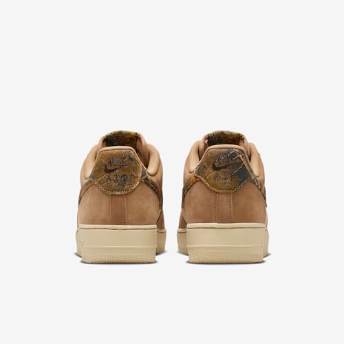 Nike Air Force 1 '07 Realtree Men's Shoes (Rattan/Rocky Tan/Seal Brown/Multi-Color) Size 8.5