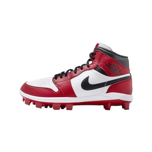 NIKE Jordan 1 Retro MCS Mens Shoe, Gym Red/White/Black, Size 10