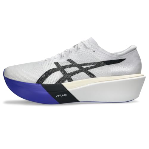 ASICS Unisex METASPEED Sky Tokyo Running Shoes, 9M / 10.5W, White/Cobalt Burst