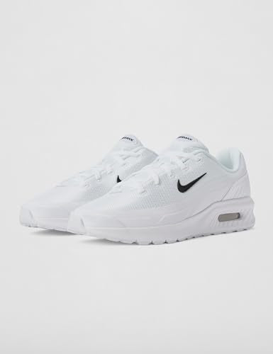 Nike Men's Air Max Bia Shoes, White/Black-Wolf Grey, 11