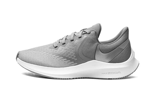 Nike Women's WMNS Zoom Winflo 6 Track & Field Shoes, Multicolour Cool Grey MTLC Platinum Wolf Grey White 2, 11 US