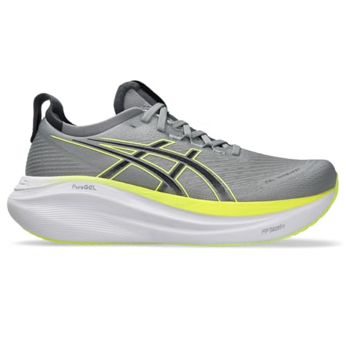 ASICS Men's Gel-Nimbus 27 Running Shoe, 11.5, Gravel/Carrier Grey