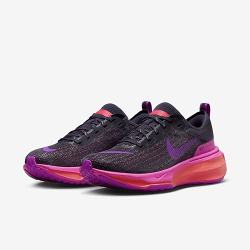 Nike Invincible 3 Women's Road Running Shoes (DR2660-501, Dark Raisin/Hot Punch/Laser Fuchsia/Hyper Violet) Size 10