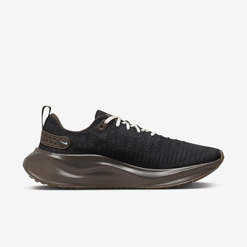 Nike InfinityRN 4 Men's Road Running Shoes (FZ3652-010, Black/Velvet Brown/Earth/Baroque Brown) Size 7.5