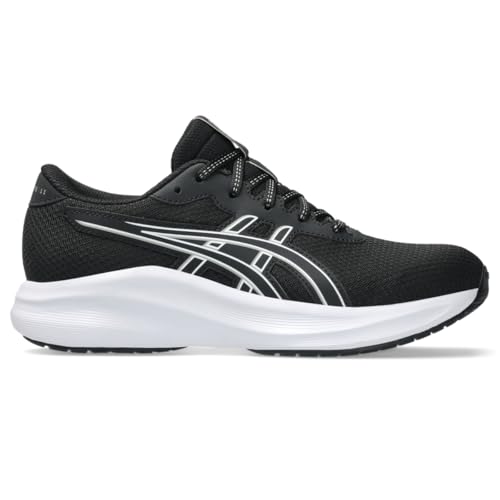 ASICS Kid's Gel-Excite 11 Grade School Running Shoes, 6, Black/Meteor Grey